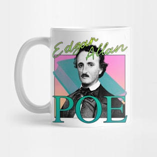 Edgar Allan Poe 80's Retro Neon Aesthetic Mug